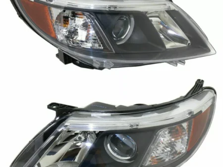 FIT SAAB 9-3 2008 2009 2010 HALOGEN HEADLIGHTS HEAD LAMPS LIGHTS PAIR DEPO / €345