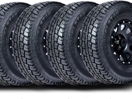 Set of 4 (Four) Travelstar Ecopath AT All Terrain 265/70R16 112T SUV Radial Tire + Road Hazard Warranty Included 265/70/16 (Tire Only)  -  – €325